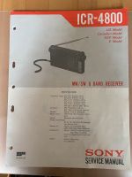 Sony ICR-4800 Datenblatt Schaltbild Montageplan Bayern - Schweinfurt Vorschau