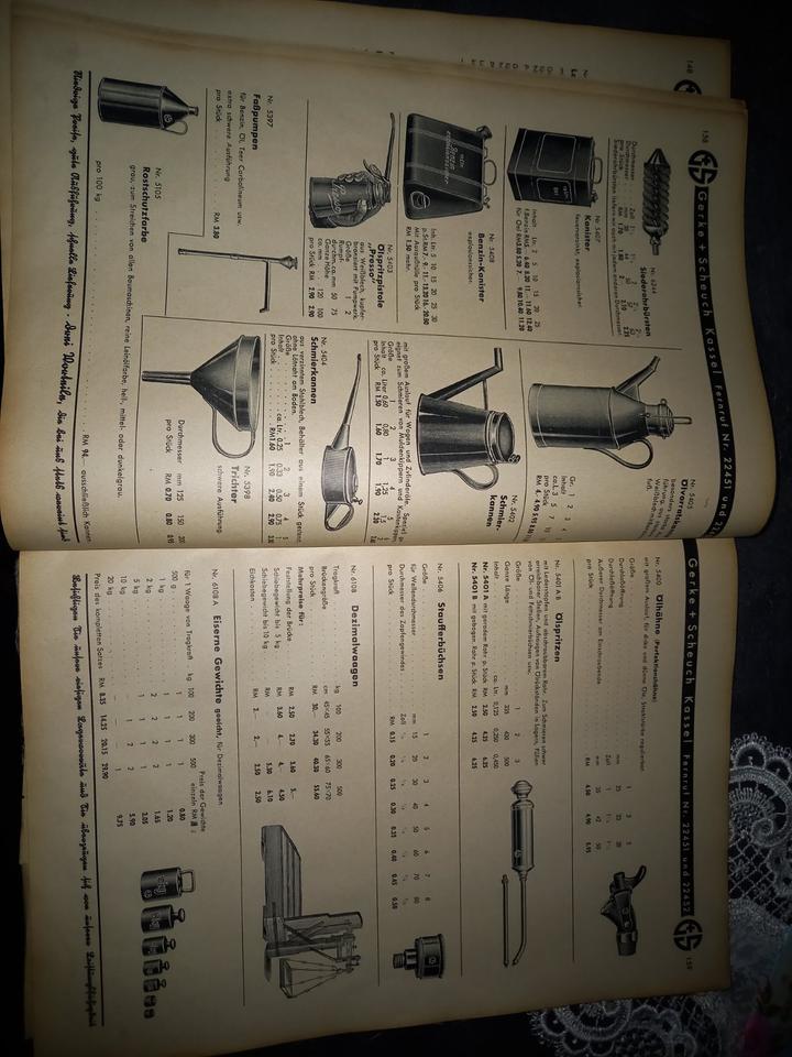 Alter Katalog Gerke + Scheuch Kassel Werkzeuge und Maschinen in Zeitz