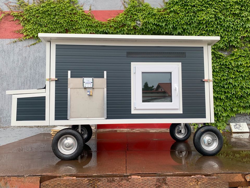 Hühnerstall Mobile Hühnerhaus isoliert Modell “Rosina” in Osterburken