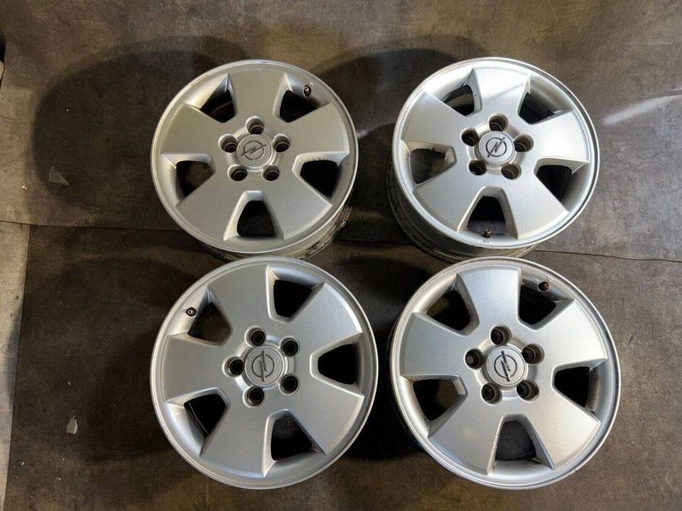 4 Original Opel Astra / Corsa  Alufelgen 6Jx15 ET49 5x110 #O400 in Hanau