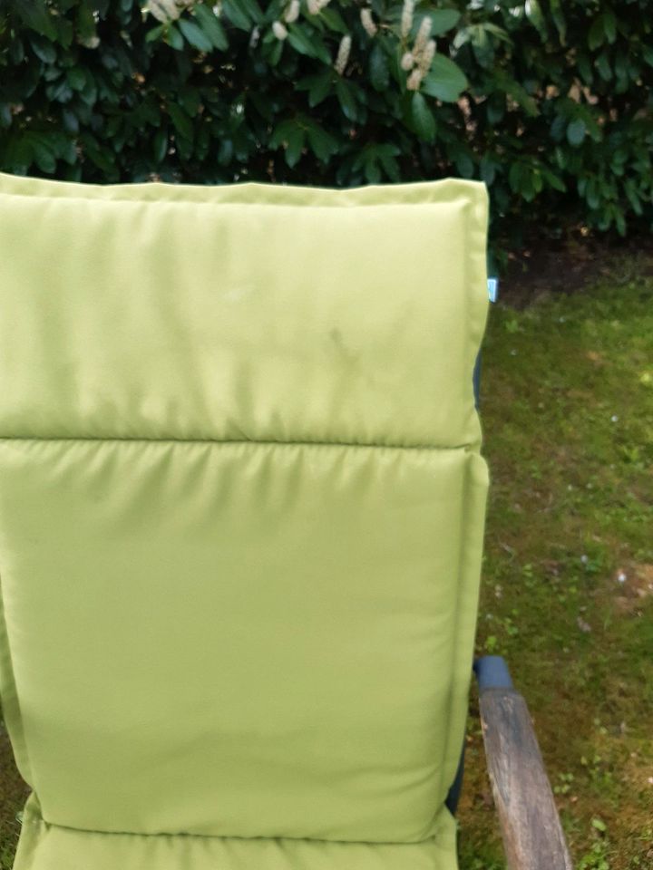 2 Polster für Hochlehener hellgrün apfelgrün Gartenstühle in Göppingen