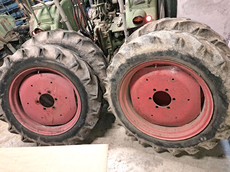 Felge W9 x 28 Reifen 11.2 10 x 28 Fendt Kramer Deutz Traktor in Haundorf
