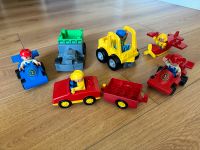 Tolles Fahrzeug Paket Lego Duplo mit Flugzeug, Rennautos und mehr Schleswig-Holstein - Struckum Vorschau