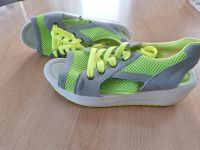 Sandale ,Grösse 38 ,Farbe Neon mit Schnürung Brandenburg - Mittenwalde Vorschau