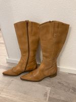 Leder Stiefel Tamaris in Cognac Gr.38 Berlin - Steglitz Vorschau