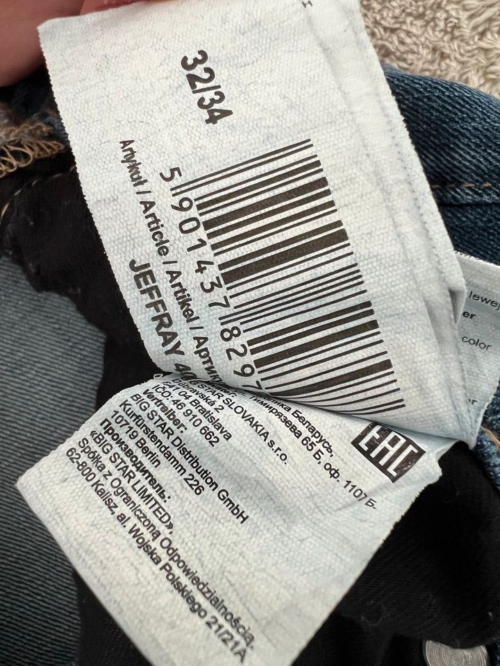 Big Star Jeans Herren Gr 32/34 in Löningen