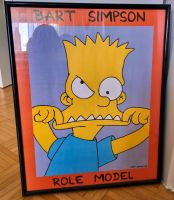 Vintage 1990s Bild Bart Simpson Role Model Matt Groening Essen - Essen-Borbeck Vorschau