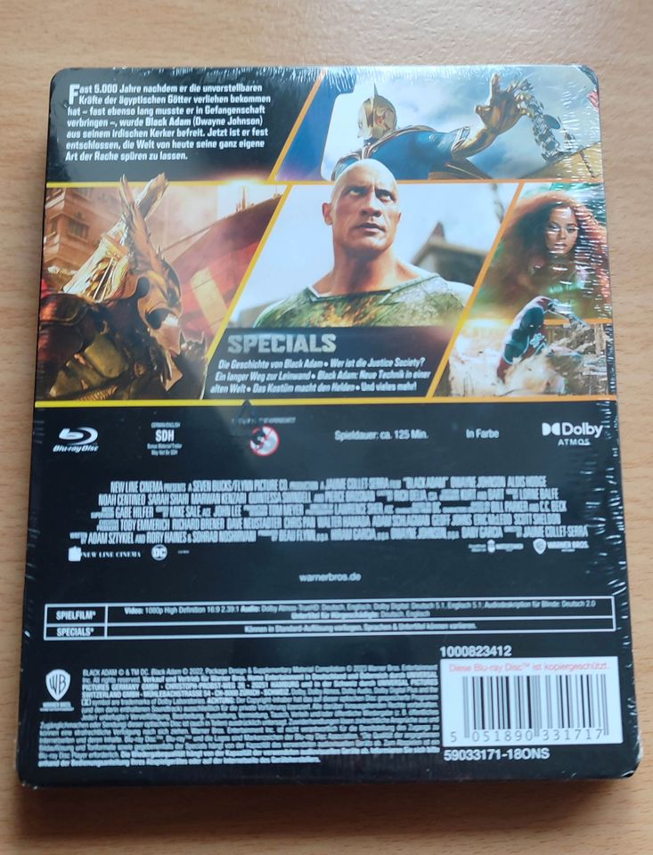 Black Adam + The Flash (Limited Steelbook Edition) NEU in Schöntal