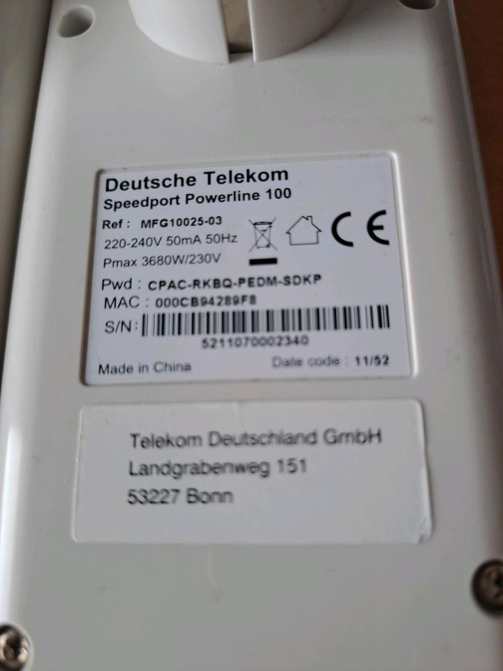 Telekom Speedport Powerline 2x in Harrislee