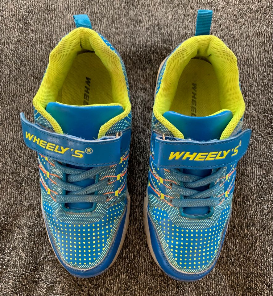 Wheely’s Schuhe Sneaker Gr. 34 Blau Klettverschluss in Medard