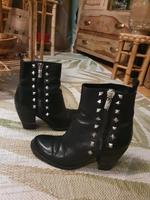 Stiefel / Stiefeletten Janet & Janet. top Zustand ,leder, nieten Baden-Württemberg - Pforzheim Vorschau