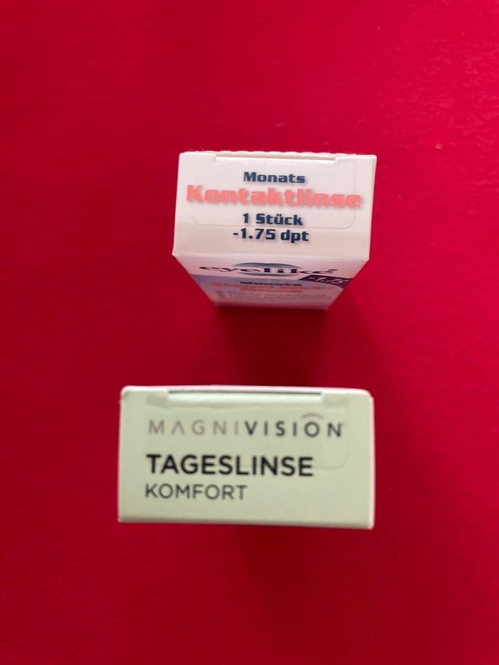 NEU & OVP 1x Monatslinse, 1x 8Stk Tages Linsen -1,75 eyelike & Ma in Miesbach
