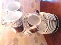 13tlg Espresso Set 6x Tassen 6x Teller 1xStänder Nana Bayern - Straubing Vorschau