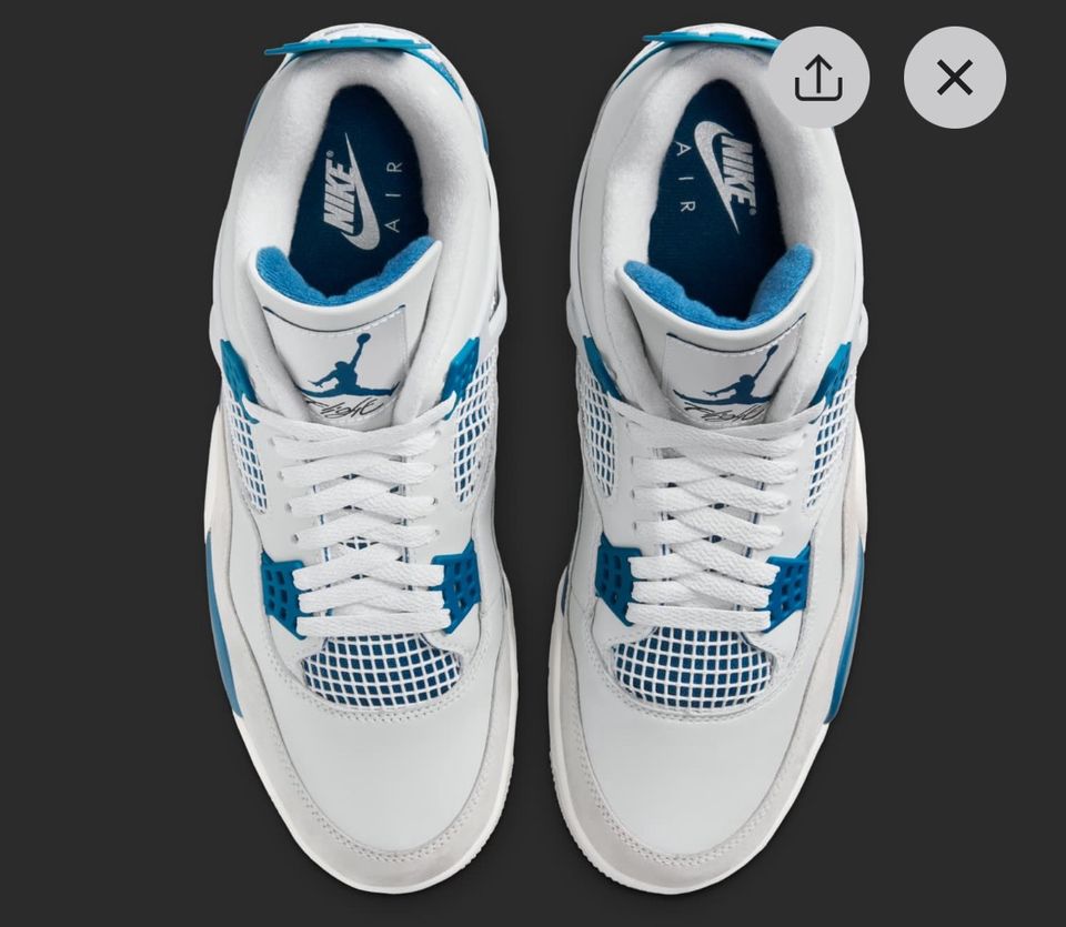 Nike Air Jordan 4 Retro ”Industrial Blue„ Gr. 42,5 in Wuppertal