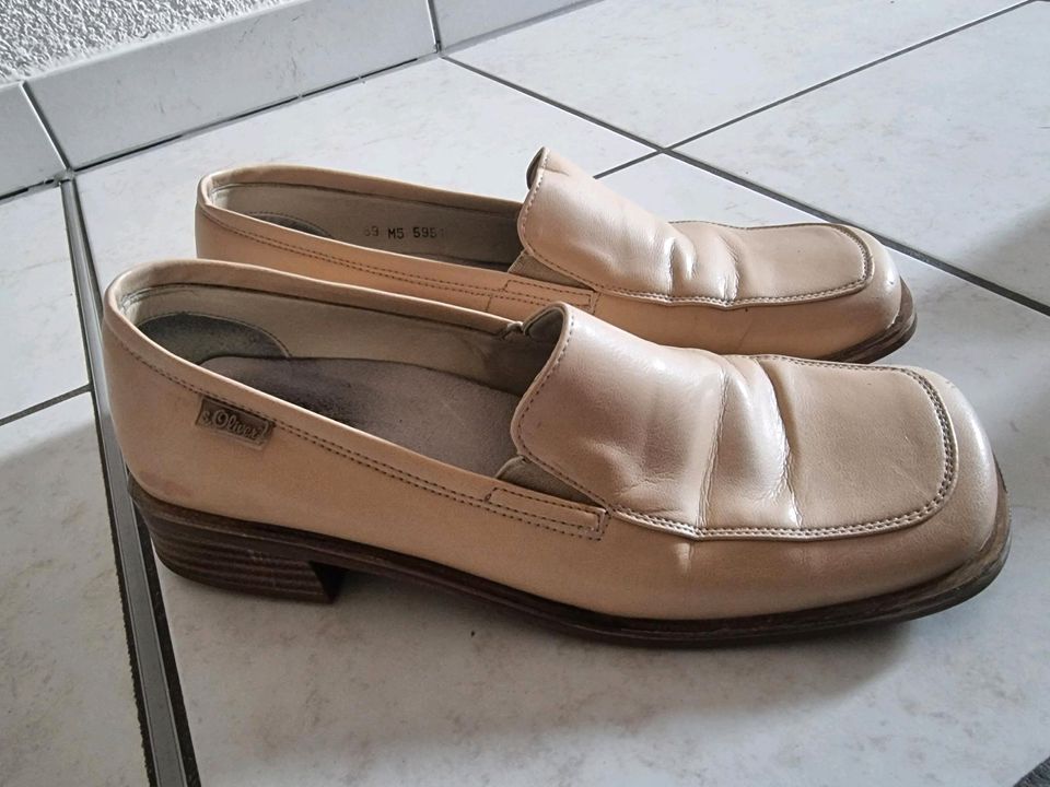 S.Oliver Schuhe beige Gr. 39 in Bucha