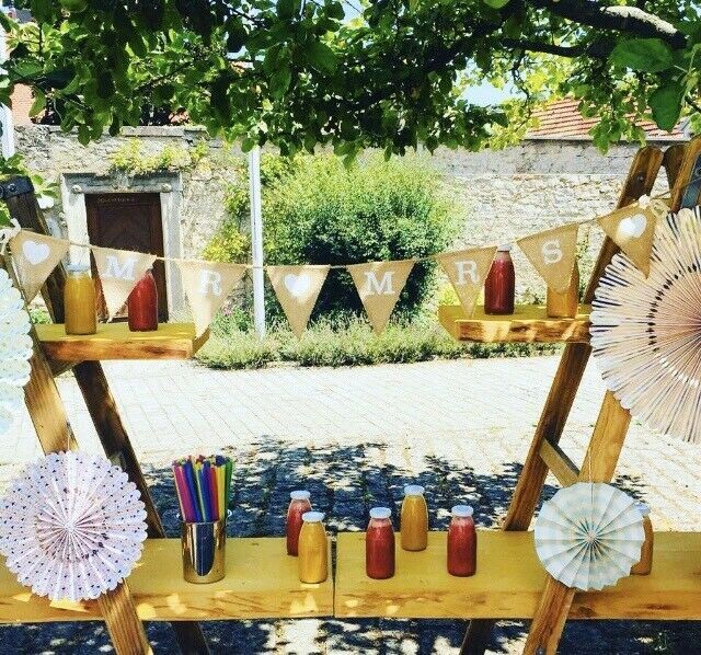 Boho Hochzeit Trauung Stühle Stuhl Tisch mieten leihen in Sommerhausen Main