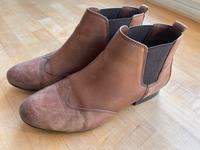 Echte 5th Avenue braun Leder 38 Schuhe Stiefelette Top Huchting - Grolland Vorschau