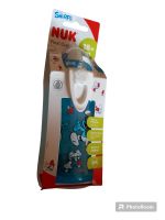 NUK Flexi Cup 18+, Trinklernflasche, Schlümpfe, 300ml, blau Brandenburg - Guben Vorschau