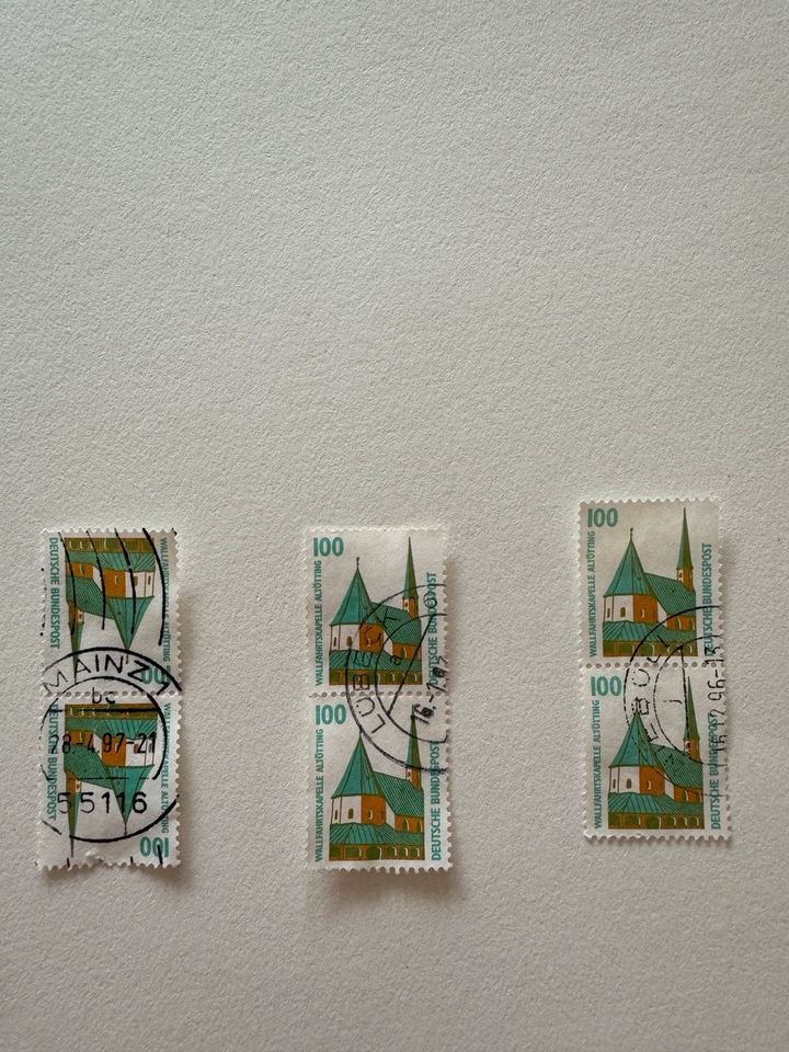 Briefmarken gestempelt Wallfahrtskapelle Altötting in Berlin