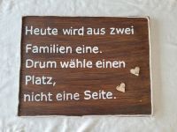 Schild Hochzeit Kirche Famile Deko Hessen - Schlüchtern Vorschau