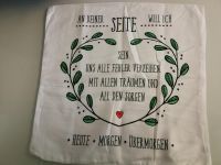 Kissenhülle weiß mit Spruch 38x40cm NEU Güstrow - Landkreis - Gülzow-Prüzen Vorschau