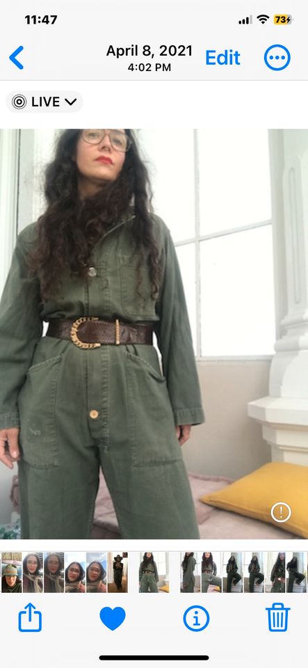 US Army cotton sateen coveralls overall jumpsuit in Wiesbaden