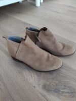 TOMs Stiefellette Freizeitstiefel Leder Beige 38 Bayern - Freilassing Vorschau