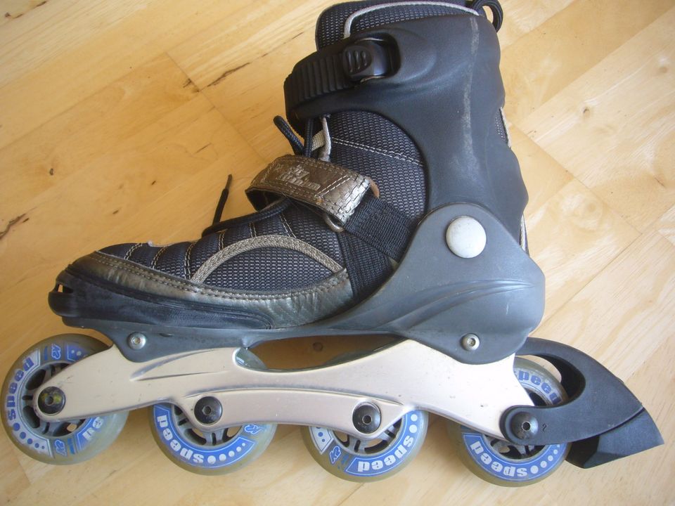 Inliner Inline Skate Gr. 42 K2 Velocity Titanium, 80mm K2-Rollen in Langwedel