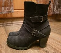 Stiefeletten schwarz Wildleder Gr. 38 Nordrhein-Westfalen - Bergheim Vorschau