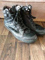 Sneaker High Sneaker mit Pailletten Leder Berlin - Spandau Vorschau