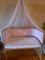 Babybay Beistellbett Holz inkl Matratze, Laken, Nestchen, Himmel Bayern - Ergolding Vorschau