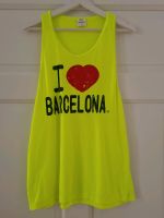 I ♥️ Barcelona Tank Top Unterhemd Neon Gelb L Ludwigsvorstadt-Isarvorstadt - Isarvorstadt Vorschau