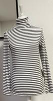Damen Rollkragen Shirt grau/weiß gestreift S34/36 Neu! Köln - Porz Vorschau