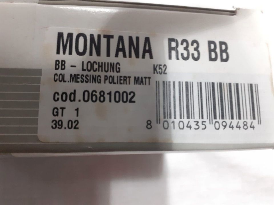 6 Stk.Neue Montana Türdrückergarnitur aus Messing pro Satz in OT Weiher