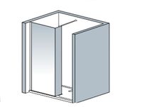 Walk In Duschwand Duschkabine 140 cm mit Festteil begehbare Dusche bodengleiche Duschabtrennung ebenerdige Glasdusche Niedersachsen - Bad Essen Vorschau