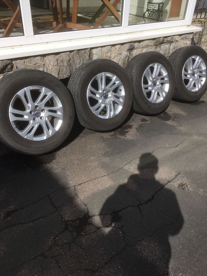 4 x Sommerreifen Pirelli auf original Volvo Felgen in Detmold