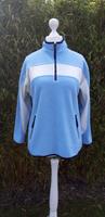 weicher Vintage Fleecepullover in blau creme 2000er y2k Nordfriesland - Sankt Peter-Ording Vorschau
