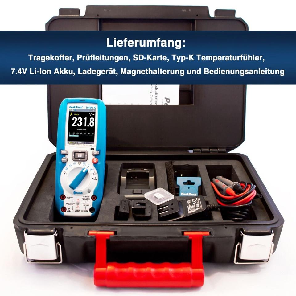 PeakTech® P 3450 A True RMS Grafikmultimeter mit Wärmebildkamera in Bremen