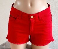 TALLY WEIJL HOTPANTS ROT 36 s shorts kurze Hose vintage y2k retro Baden-Württemberg - Aichtal Vorschau