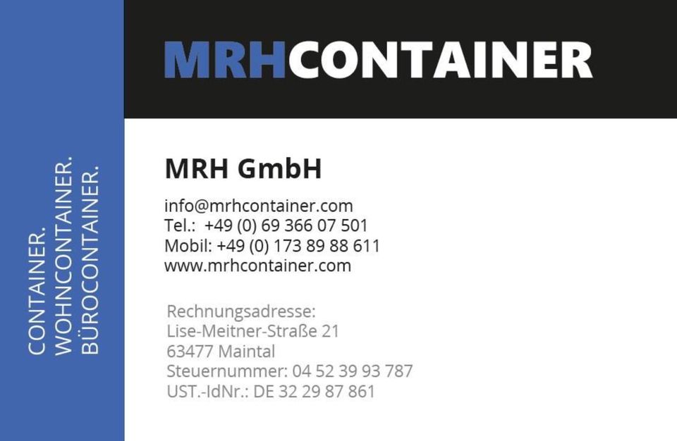 Container | Food container | Messecontainer |  Imbisscontainer |  Eventcontainer Wohncontainer | Bürocontainer | Baucontainer | Lagercontainer | Gartencontainer | Übergangscontainer SOFORT VERFÜGBAR in Wismar