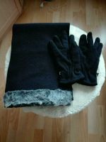 2er Set Schal und Handschuhe in schwarz für Damen Niedersachsen - Herzberg am Harz Vorschau