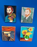 Van Gogh als Pin Anstecknadel Anstecker für Jeansjacke & Co. Bayern - Dietmannsried Vorschau
