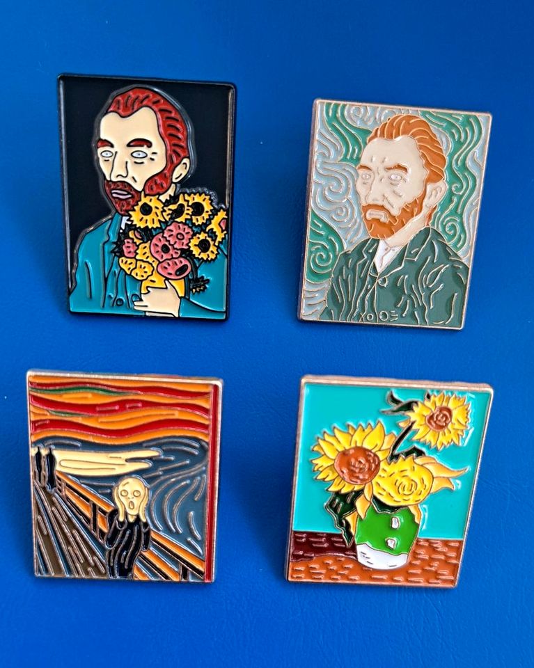 Van Gogh als Pin Anstecknadel Anstecker für Jeansjacke & Co. in Dietmannsried