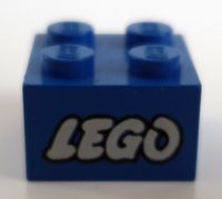 LEGO - 3003pb009 - Stein 2x2 (blau/weiß) (1971) Saarbrücken-Halberg - Brebach-Fechingen Vorschau