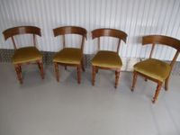 4 schöne antike Stühle um 1900 guter Zustand grüngoldener Bezug Hohe Börde - Irxleben Vorschau