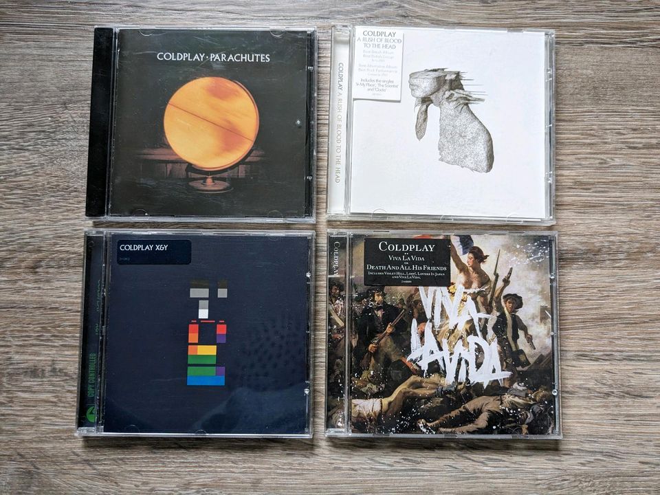 Coldplay CDs | 4 Alben im Bundle in Marburg