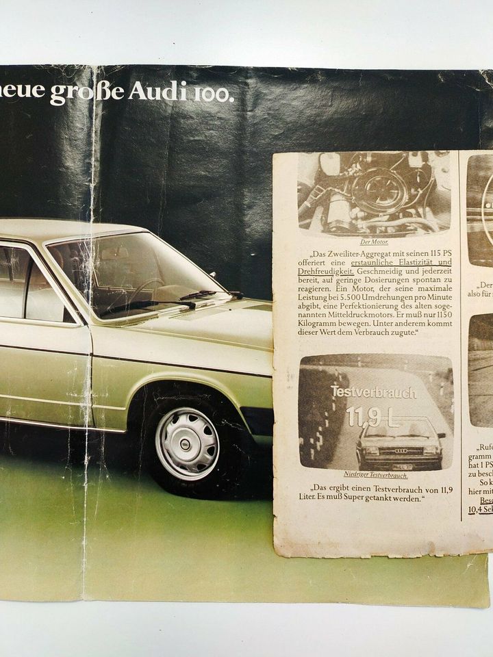 AUDI 100 originale Verkauf-Prospekte & -Kataloge VAG VW in Frankfurt am Main