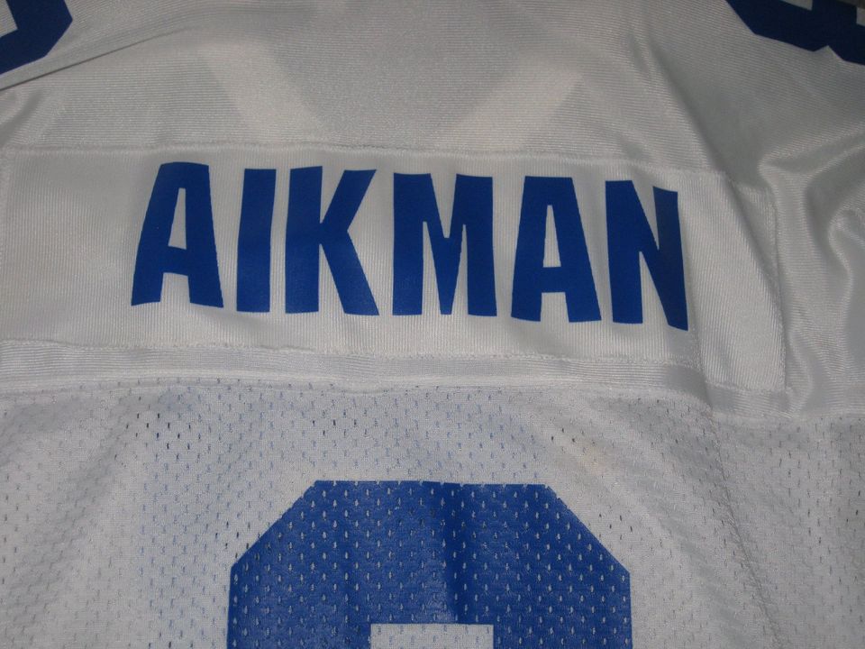 Trikot Dallas Cowboys Quarterback Troy Aikman 8 NFL TOP in Saalburg-Ebersdorf