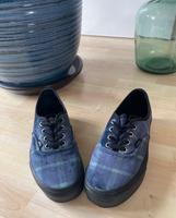 Vans Authentic Gr. 38 blau grün schwarz kariert Plateau Stackform Baden-Württemberg - Marbach am Neckar Vorschau