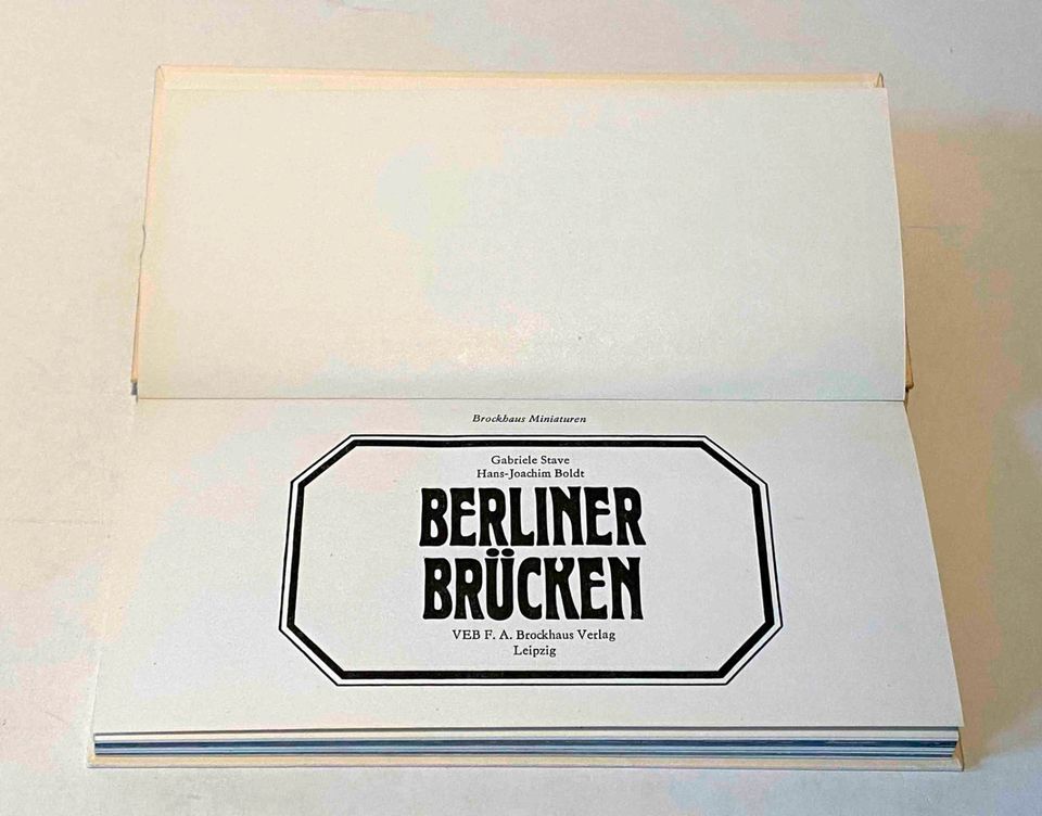 BROCKHAUS MINIATUREN Berliner Brücken DDR 1981 in Erfurt